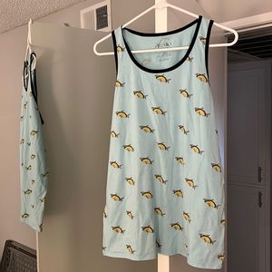 Blue Taco Shark tank top